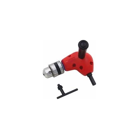 Adaptateur pour mandrin en métal, tige ronde angle droit 90°, tige 9,5 mm, mandrin 1-10 mm – (1/5)