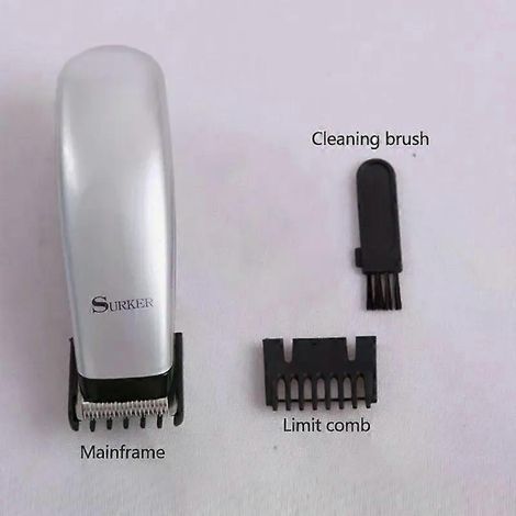 Tondeuse à cheveux électrique pour hommes, rasoir électrique à piles, machine de coupe de cheveux et de barbe pour hommes. (1/4)