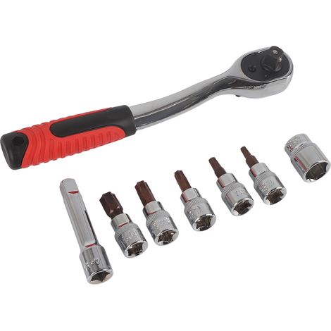 Kit d'outils de réparation automobile 8 pièces, clé de démontage de porte de toit rigide en acier inoxydable, compatible avec Jeep Wrangler (1/5)