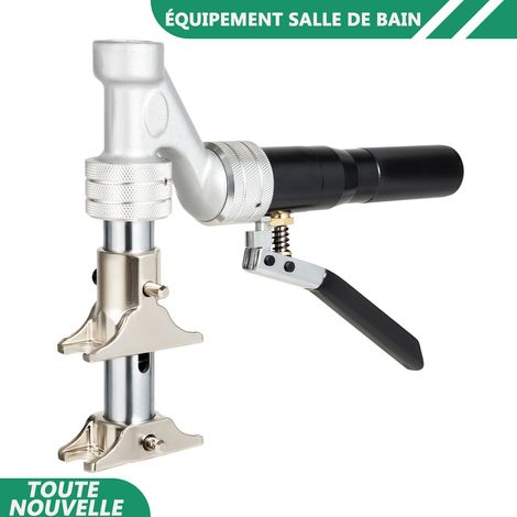 WAOBDLA 3T outil de presse hydraulique en alliage d'aluminium à manche coulissante serrant avec 4 têtes en expansion (1/5)