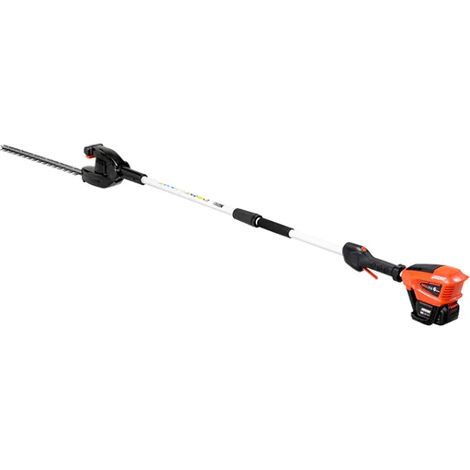 Echo – Taille-haie sans fil 40V télescopique – Longueur de coupe 49 cm – Lames à double action – Réglage d'angle sans outil