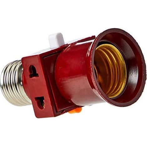 Marketkingstore Douille voleuse a vis E27 avec interrupteur 6A [Classe énergétique A]