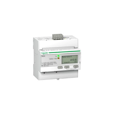 Contatore energia iEM3555 - 3P+N - Modbus, 1DI+1DO - Inserzione con TA Rogowski - A9MEM3555