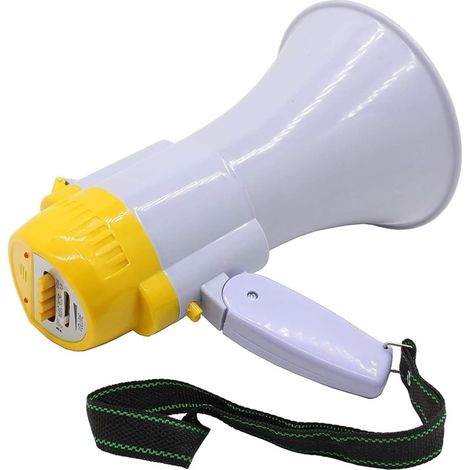 TrAdE Shop Traesio - Megafono Portatile Altoparlante Registratore Vocale Musicale Batteria 200 Mt. - (1/5)
