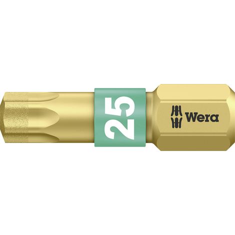 Wera 867/1 BDC TX25X25 05 066106 001 Torx-Bit T 25 Werkzeugstahl legiert, diamantbeschichtet D 6.3 1
