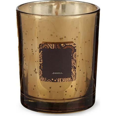 Vela perfumada BigBuy Bahiana vainilla amarillo 200 ml (1/3)