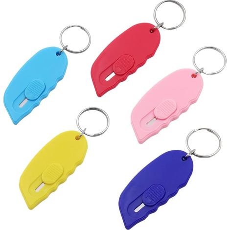Mini ouvre-boîte pour film rétractable, coupe-lettres durable, mini ouvre-boîte à lame de sécurité (1/5)
