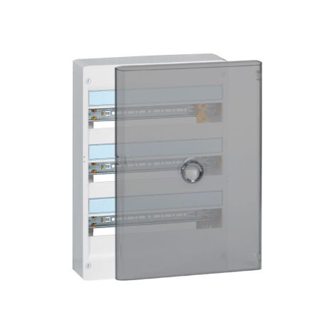 Legrand - DRIVIA - Coffret 3x18 + Porte transparente - Ref. : 401223+401243 (1/4)