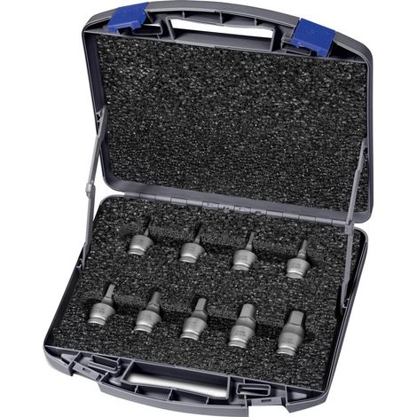 ASW Kraft-Steckschlüssel-Satz 1/2" 9tlg. für Innensechskantschrauben