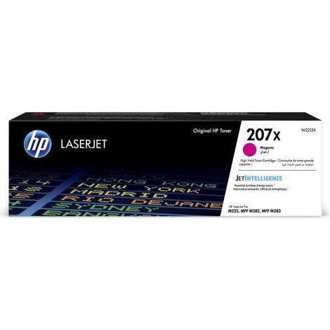 HP 207X Cartouche de Toner Magenta Grande Capacite LaserJet Authentique W2213X pour HP Color LaserJet Pro M255/MFP M282/ M283