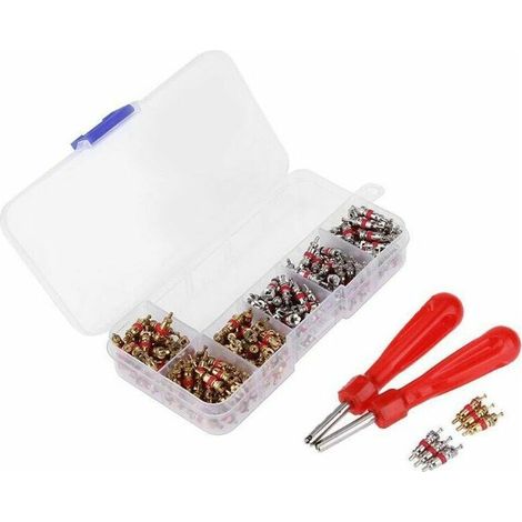 Démonte obus de valve Outil ,Outils pour Valves de Pneus Valve Core Remover et 242pcs Valve Core (1/5)