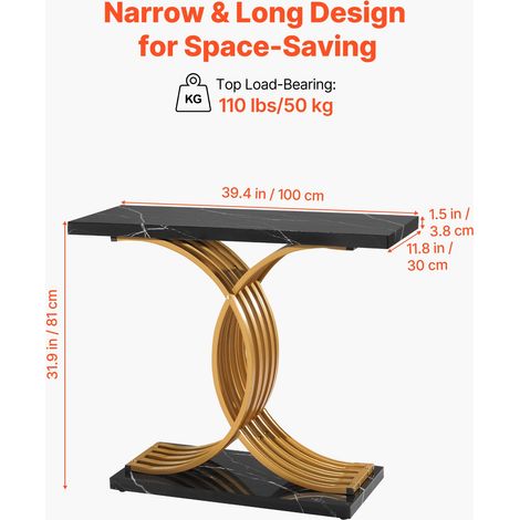 Console d’Entrée 100 cm Long - Table Console Moderne (1/5)