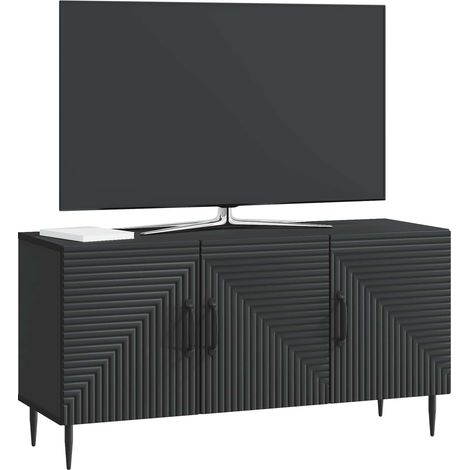 Maison Exclusive - TV-Schränk Schwarz 99 x 34,5 x 50 cm Holzwerks