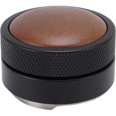 Tamper per Caffè 51mm – Impugnatura Ergonomica in Legno di Noce, Base in Acciaio Inox – Design Elegante e Robusto – Ideale per Preparazione Espresso Domestico e Semi-Professionale (1/5)