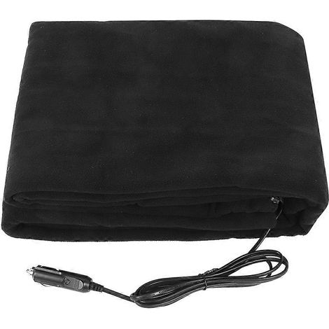 Couverture chauffante électrique portable 12V pour voiture, plaids thermiques d'hiver pour animaux, couverture douce auto-chauffante, usage véhicule et camping, modèle chauffage rapide. (1/5)