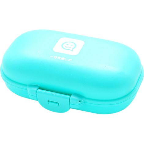 Porte-savon de voyage en plastique bleu, boîte hygiénique et facile à transporter (1/4)