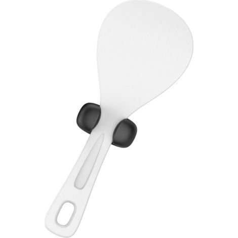 Soporte adhesivo de silicona para cuchara de arroz, sin residuos, para olla arrocera, espátula de cocina