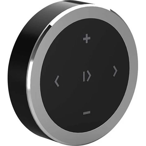 Lecteur de Musique au Volant, Télécommande Sans Fil , Bouton Multimédia pour Smartphone Android IOS, Kit Voiture