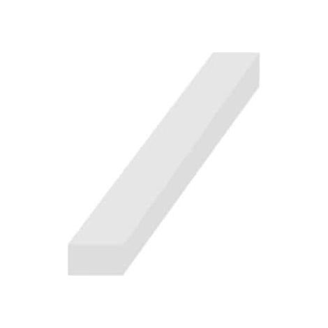Bande caoutchouc spongieux silicone blanc 30x20mm longueur 1m