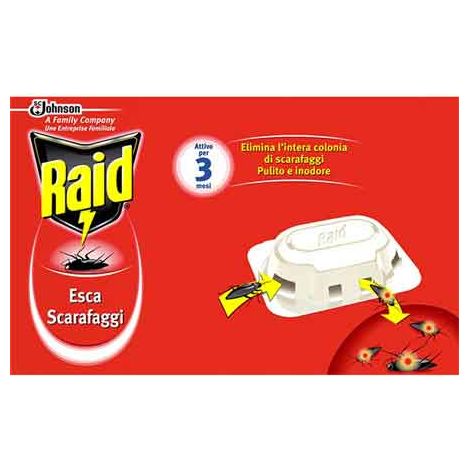 RAID ESCA PER SCARAFAGGI Confezione 6 esche