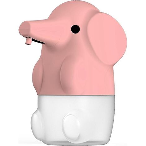 Distributeur de savon automatique, distributeur de savon mousse pour enfants, rechargeable et sans contact, avec un adorable motif d'animal tactile. (1/5)