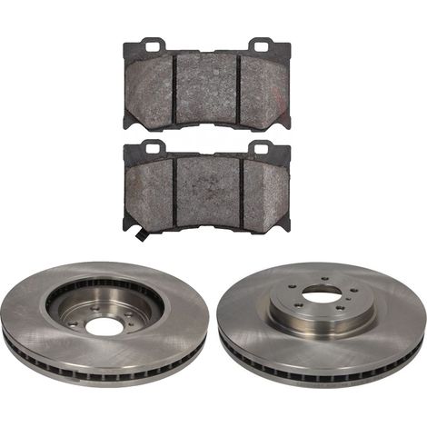 KIT FRENI ANTERIORI compatibile con INFINITI G CABRIOLET - DISCHI + PASTIGLIE OEM: FDB4284 / 18214 /SOSTITUZIONE DIRETTA/BASSA POLVERE/SILENZIOSO (1/5)