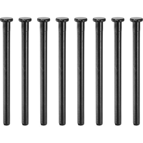 8Pcs 3.5 Inch Gonds De Sécurité Intérieure Amovibles Noir Mat (1/5)