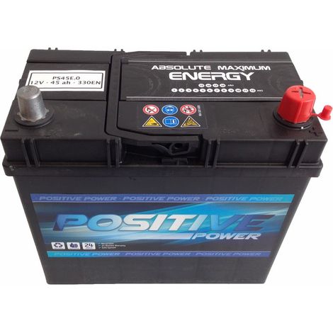 Batería Coche 45 Ah Caja Estrecha  Positive Power