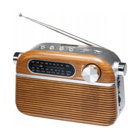 RADIO PORTÁTIL DE BATERÍA TIROSS USB Bluetooth (1/2)