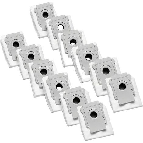 Lot de 12 sacs d'aspirateur – Compatibles avec robots – Microfibre – Anti-poussière – Ajustement parfait (1/5)