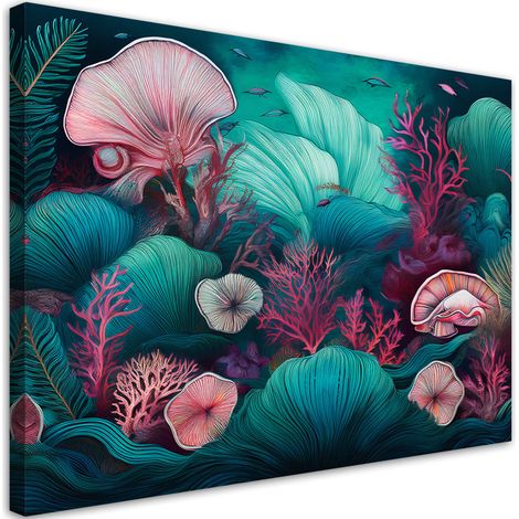 Tableau déco Mer de Corail 60x40 (1/5)