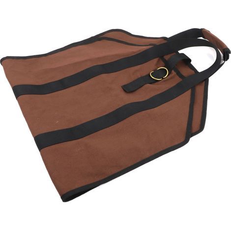 Sac de Transport pour Bois de Chauffage, Toile Sac à Bûche Cheminée Pliable Sac Transport Buches Résistant à Eau avec Poignées Solide pour Poêles à Bois Bûches Camping Accessoires, 136x46cm (1/5)