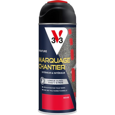 Peinture de marquage V33 Rouge mat 500 ML (1/4)