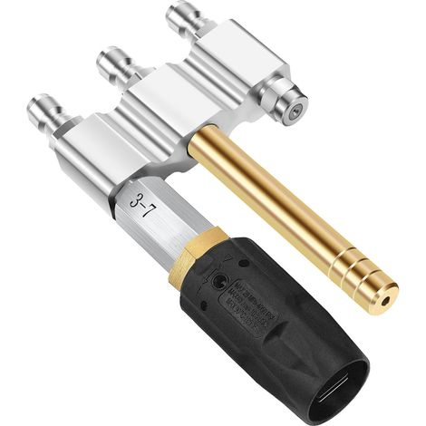 Buse à savon M5 Twist 1/4 po, raccord rapide, 1000-4050 PSI, 3-7 GPM, haute pression, longue portée, 3 en 1 (1/5)