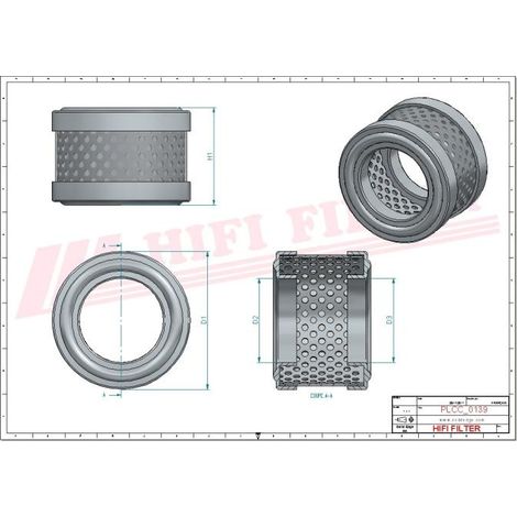 Kraftstofffilter 41x35 mm hifi SN25074,TI8980714010