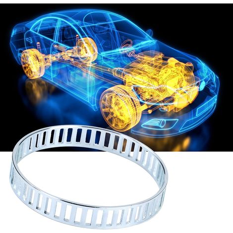 Bague ABS Reluctor 00019979 00004194 pour BMW Série 1 et Série 3, anneau magnétique inducteur, pièce auto compatible, capteur vitesse roue, 2 pièces, acier durable (1/5)