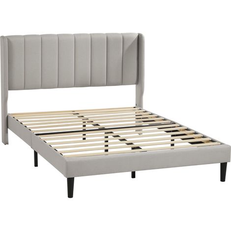 Vianna King Ottoman Storage Upholstered 159 cm Linen Bed Frame with Headboard, Beige (1/5)