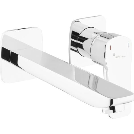 Optima Cube Way mitigeur de lavabo avec corps chromé CU101