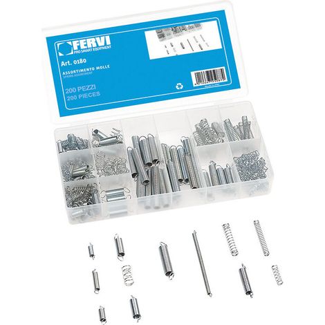 ASSORTIMENT DE 200 RESSORTS COMPRESSION EXTENSION 0180 (1/2)