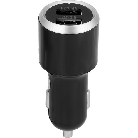 Adaptateur émetteur FM Bluetooth pour autoradio, lecteur MP3 mains libres et double chargeur USB (1/5)