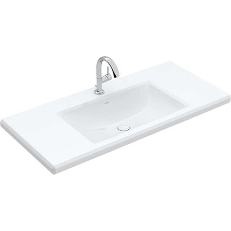 Villeroy & Boch Antheus - Lavabo da mobile 1000x540 mm, senza troppopieno, con foro per miscelatore, CeramicPlus, bianco alpino 4A09A2R1 (1/4)
