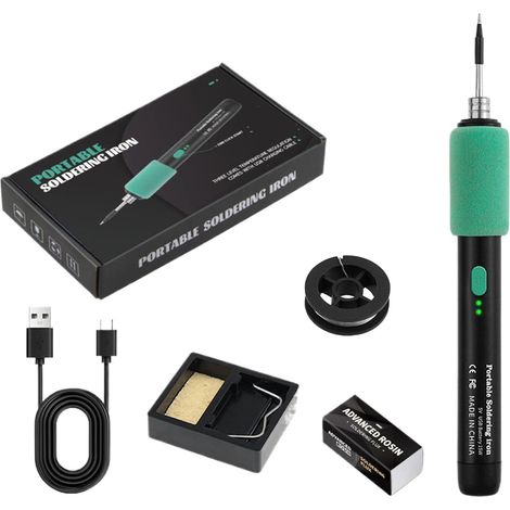 Lötkolbenstift, kabelloses USB-Lötwerkzeug, Lötstift für das Büro, intelligenter, verstellbarer Lötkolbenstift für Bastelarbeiten und Reparaturen