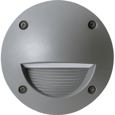 Baliza Empotrable LED FUMAGALLI "LETI 100 ROUND-ST" GX53 - 3W - - Gris (1/5)