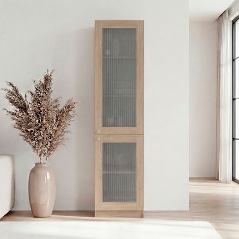 Copenaghen Libreria alta con porte eleganti per lo stoccaggio