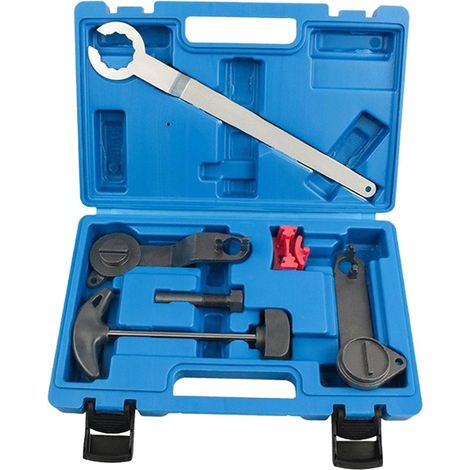 Kit calage distribution VW Audi Skoda Seat EA211 1.0 1.2 1.4 1.6 TSI TFSI outil blocage arbre à cames avec mallette (1/5)