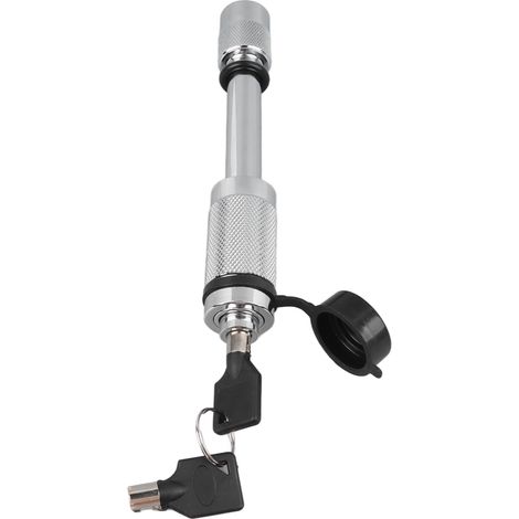 Antivol de récepteur d'attelage blanc pour voiture, remorque, véhicule tout-terrain, camion, goupille d'attelage (1/5)
