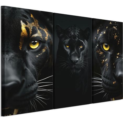Quadro su tela italiana 90 x 60 cm trittico - stile moderno - animali Quadro su tela italiana 120 x 80 cm trittico - stile moderno - animali (1/5)