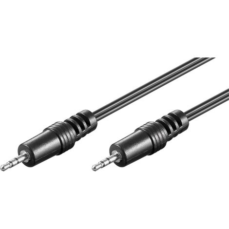 Audio Verbindungskabel AUX, 2,5 mm Stereo, Klinke 2,5 mm Stecker (3-Pin, stereo) Klinke 2,5 mm Stecker (3-Pin, stereo). Kabellänge 1.5 m (1/2)