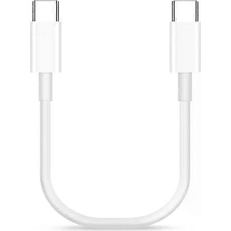 Câble USB-C court de 20 cm, 60 W, pour recharge rapide de téléphones et tablettes (15 pouces). Livraison directe. (1/4)