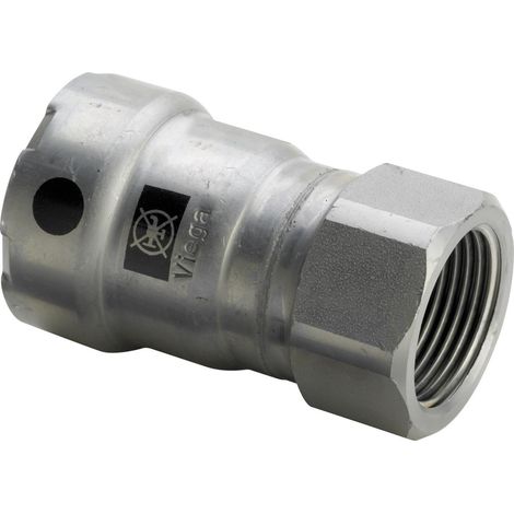 Viega Megapress-Pièce de transition, DN 50, Rp 2 Acier non allié, revêtement zinc-nickel modèle 4212, 695385 (1/3)